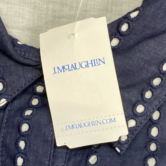 J. McLaughlin “Kalinda” Eyelet Belted Midi Dress – Size 12 (NWT) - Picture 6 of 12